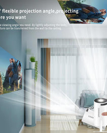 PrismifyOS 4K Portable Smart Projector